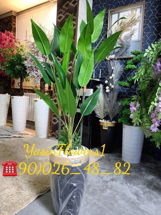 Суний гуллар ва дарахтлар Искусственные цветы и деревья