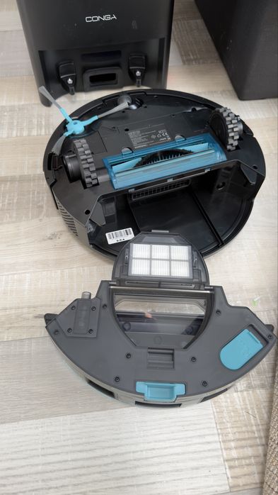 Cecotec Conga Y50 Прахосмукачка робот с Лазерно Картографиране и Всмукателна мощност 5000Pa Черна