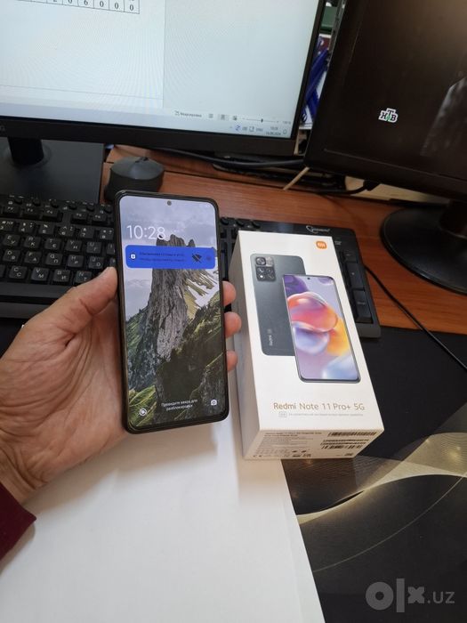 Redmi note 11pro+5G 12/256gb ideal ochilmagan usta kurmagan aybi yuq