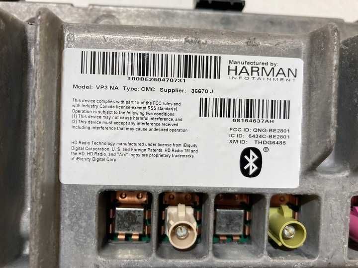 Mултимедия, навигация  Uconnect за Jeep и Dodge USA HARMAN