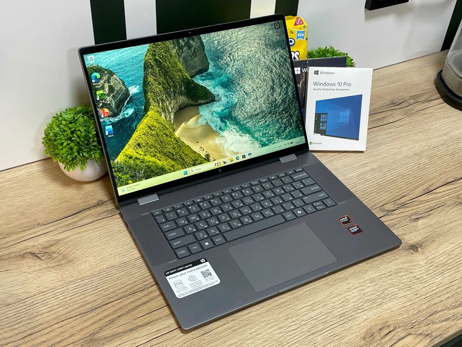 Мощный трансформер HP Envy x360 16 | Ryzen 7 8840 HS | 16GB DDR5 | 512