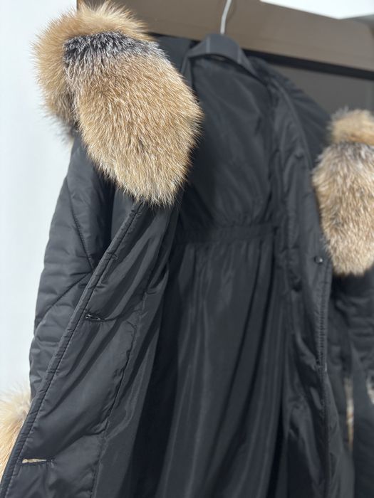 Geaca fâș cu blana naturala