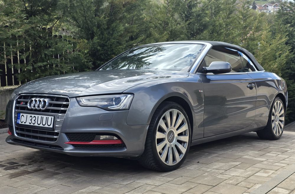 Audi A5 cabrio,  S-line, impecabil, intretinut excesiv, super stare si dotari, facelift !!!