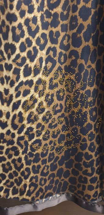 Женское леопардавое платье