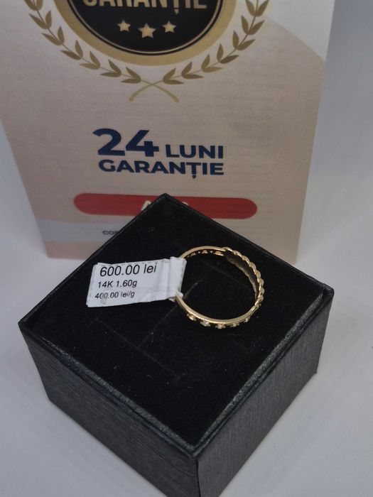 Inel aur 14k 1.60 gr (AG4 Dacia b.50045) Garantie 2 ani