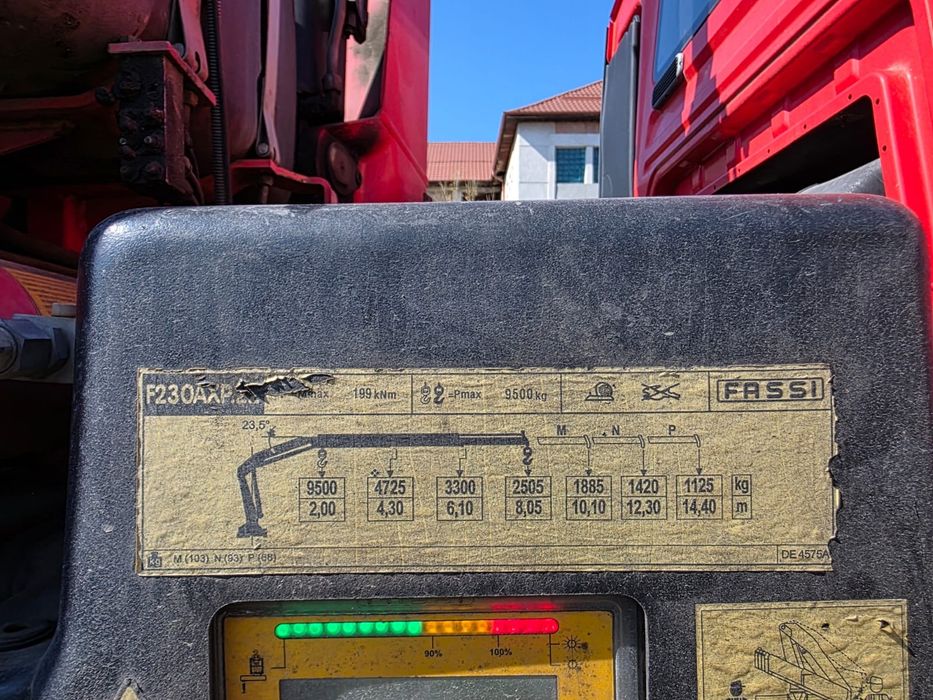 Platforma cu macara MAN