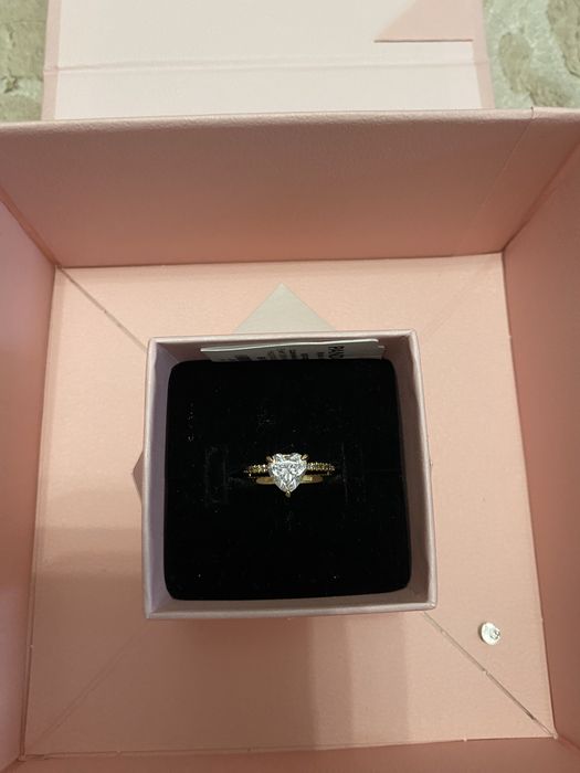 Кольцо Пандора Сердце,размер 15,5