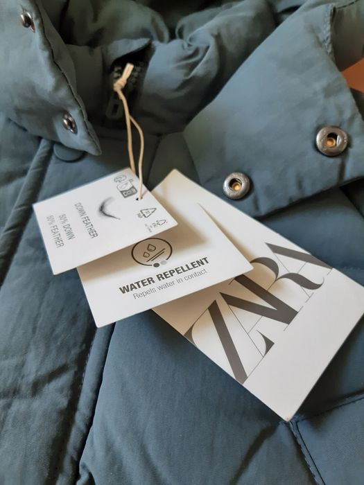 Ново зимно яке Zara с пух, размер 92 см