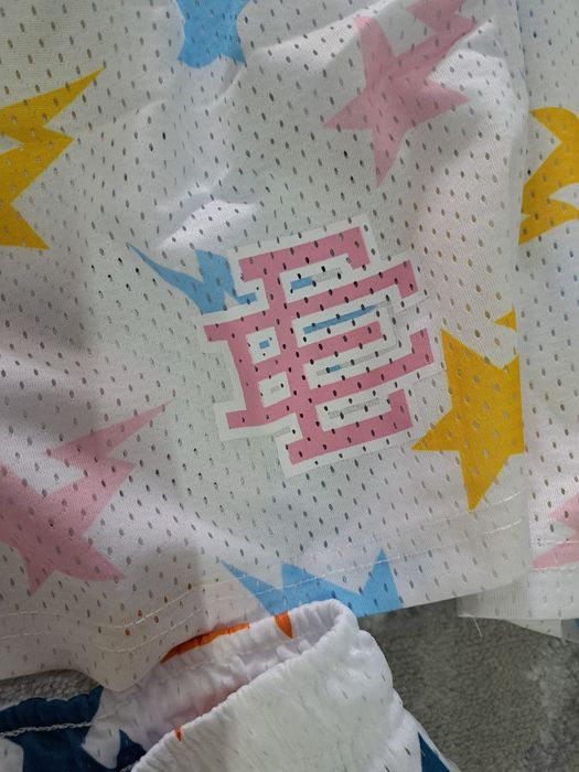 Pantaloni scurti bape x eric emanuel short