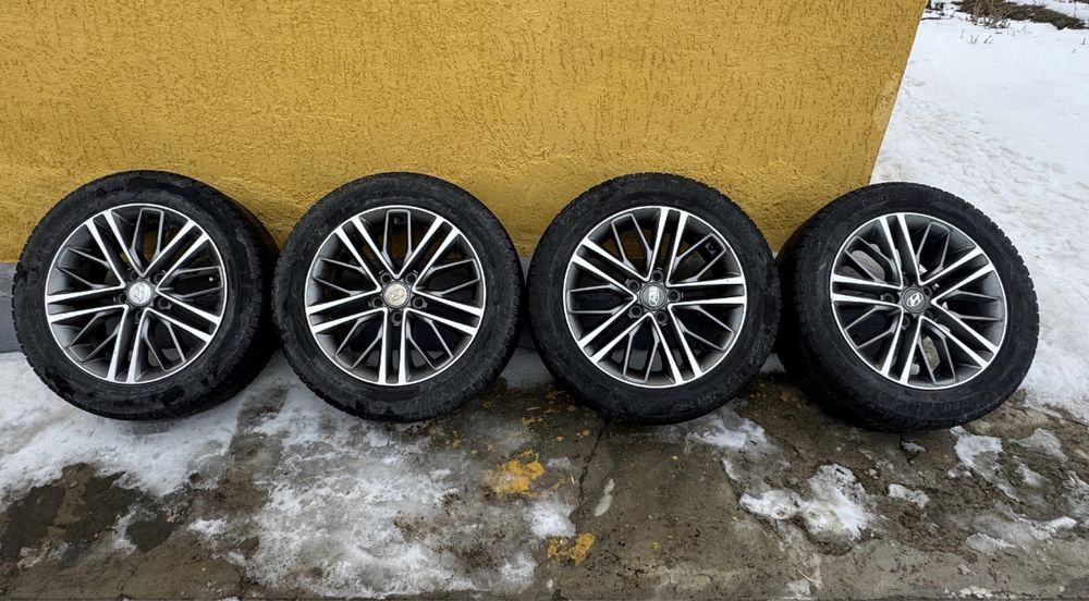 Титанка с зимней покрышкой Hyundai Grandeur