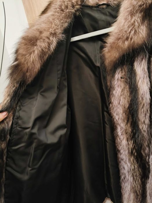 Blană naturală de nurcă „Kara” – stare impecabilă, mărime M-L