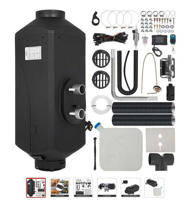 Incalzitor auto pe motorina 12v, 2kw, rulote, casa, dube