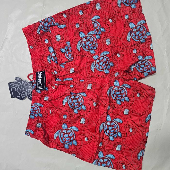 Sort baie Vilebrequin 2XL, rosu