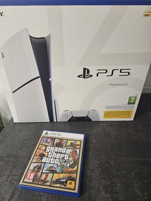 Playstation 5 slim cu disc si gta 5