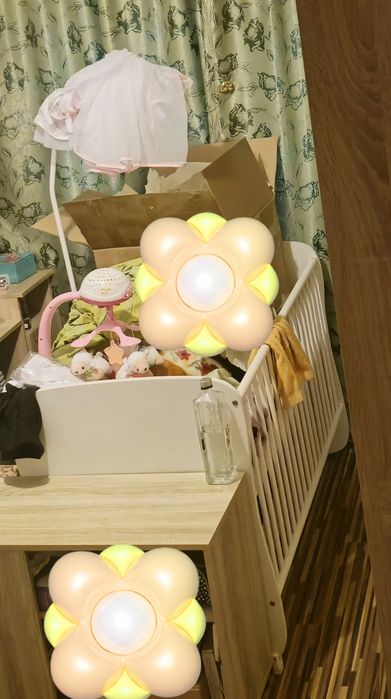 Patut din lemn bebe 120x60 cu 3 niveluri
