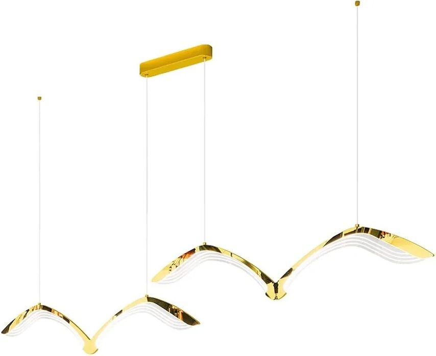 Модерен полилей "Чайки" Ресторант LED висяща лампа с дистанц