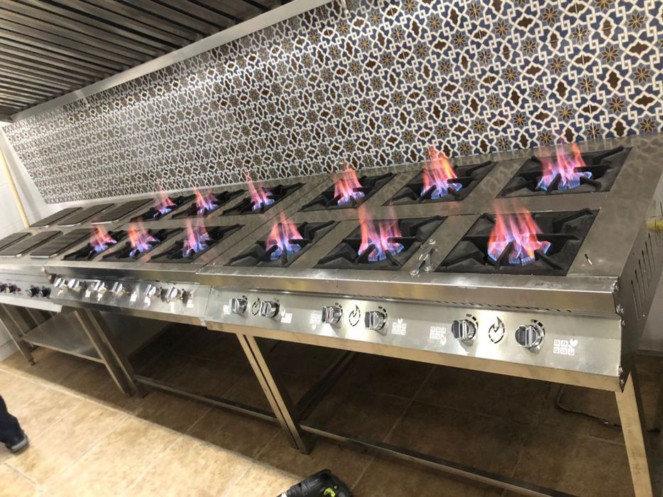 Промышленная газовая плита (gazovaya plita)