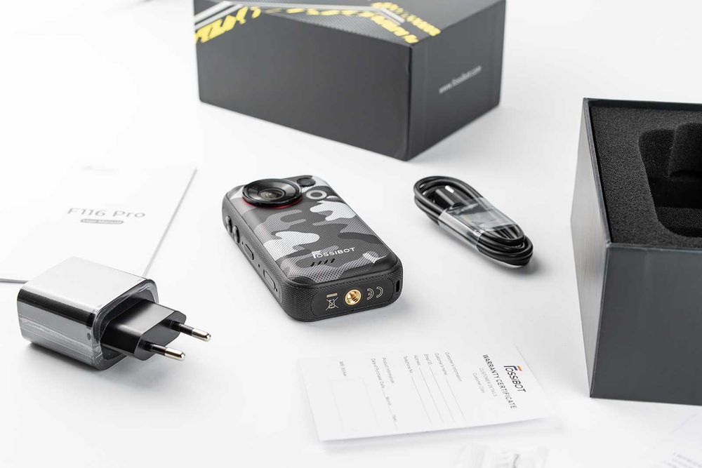 Fossibot F116 Pro 5G - 4" 120Hz, 12GB/256GB, 50MP, +АКСЕСОАРИ! защита IP68/IP69K/MIL-STD810H