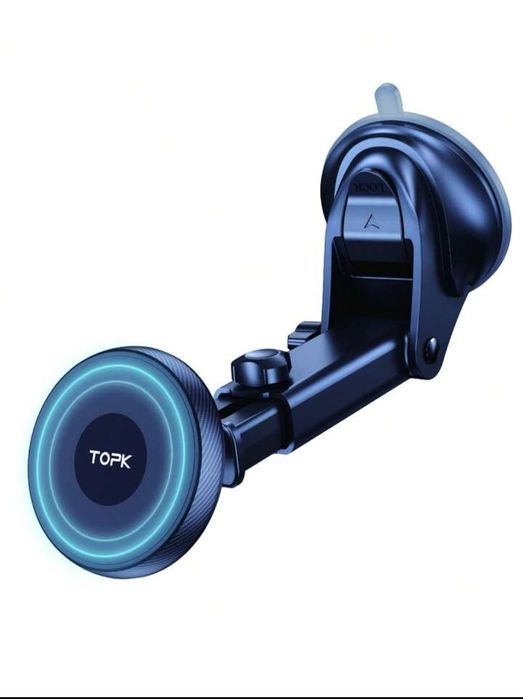 Suport telefon magnetic cu ventuza
