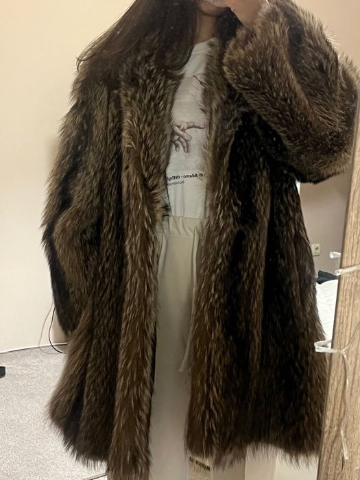 Луксозно кожено палто