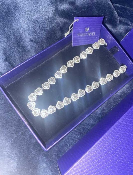 Colier Swarovski Angelic Argintiu - nou, în cutie