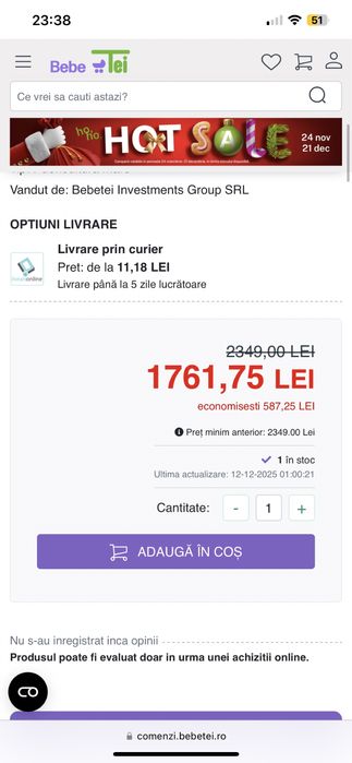 Carucior Joolz stare impecabila