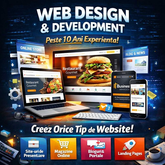 Creare Website | Site Prezentare | Magazin - Web Designer / Developer