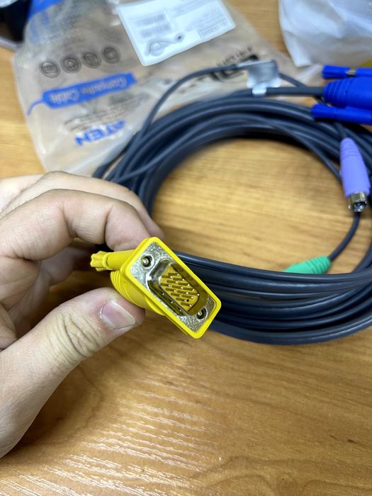 Шнур, кабель провод vga, PS/2, KVM