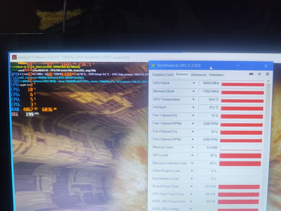 Продам видеокарту RTX3070