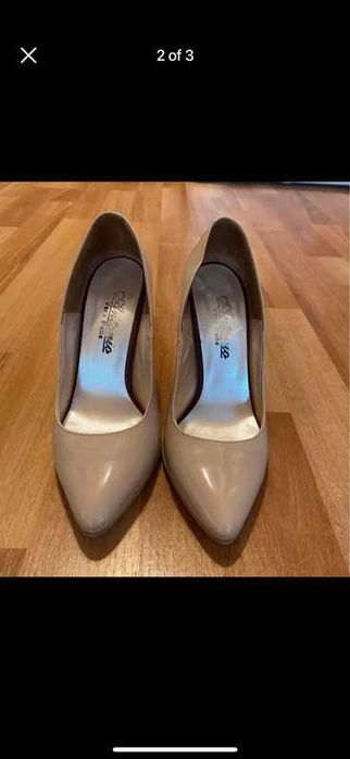 Pantofi Stiletto din piele naturala