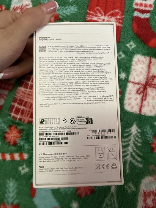 Iphone 16 pro Silver 256gb