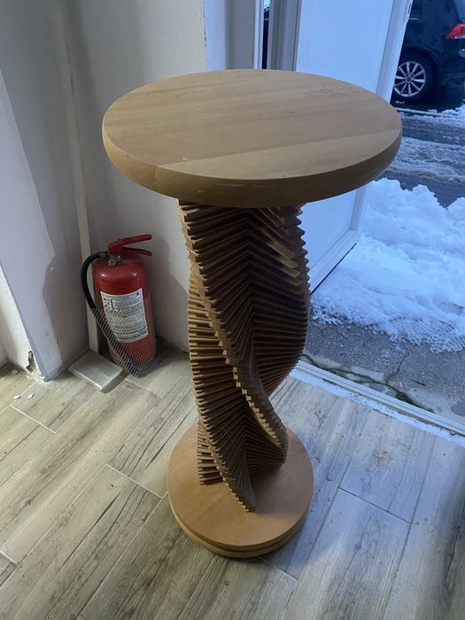 Masa/piedestal lemn masiv