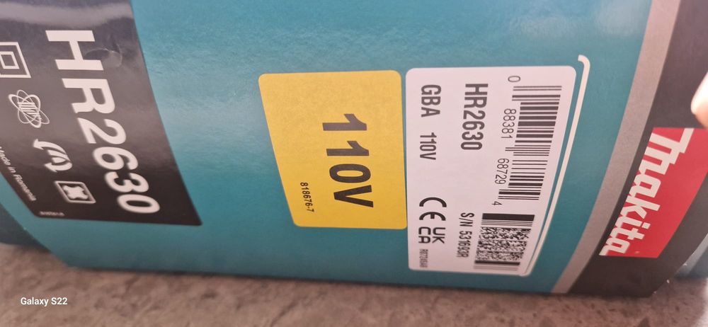 Makita rotopercutor pe acumulator,curent