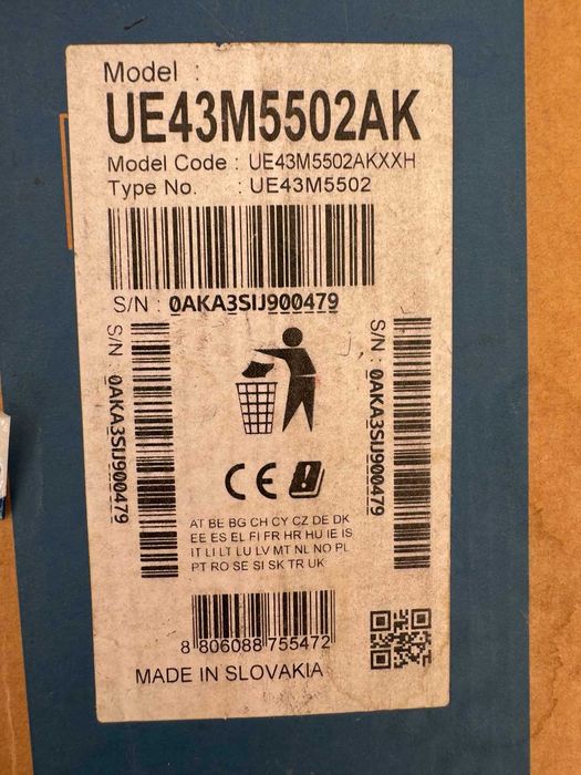 Телевизор Sasmsung 43 за части