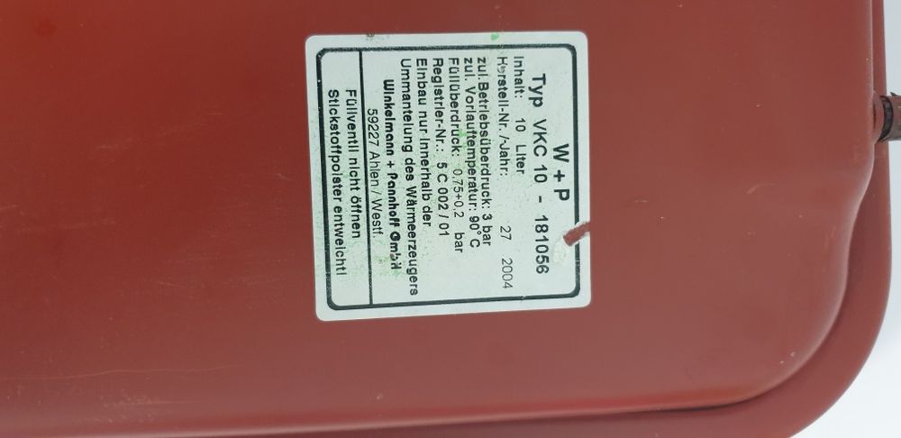 Vas expansiune Vaillant 10 litri paralelipipedic