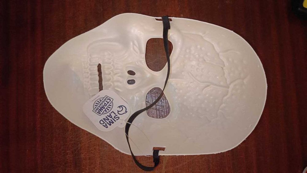 Маска скелета новая