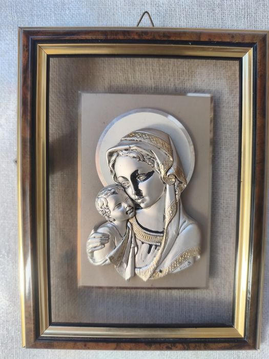 Icoană decorativă în relief, înrămată – 50 lei