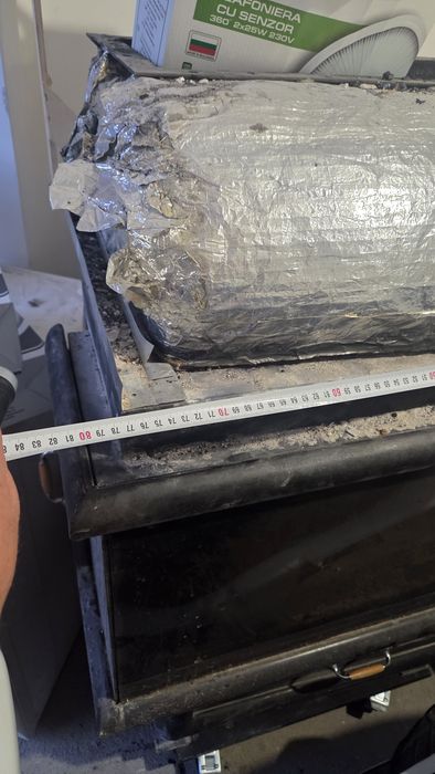 Камина за вграждане с водна и въздушна риза