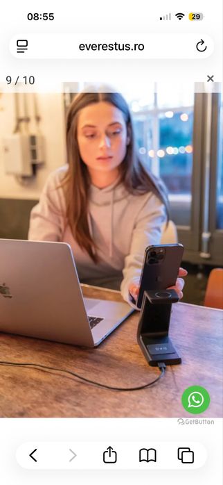 Incarcator wireless 15w 3x1