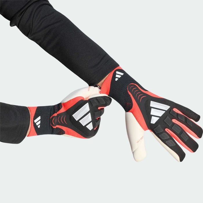 Вратарски ръкавици ADIDAS Predator GL PRO BLACK/BLACK/LUCID RED размер 7,8