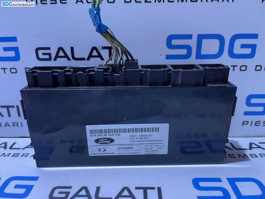 Unitate Modul Calculator Confort Comfort Decapotare Ford Focus 2 CC Cabrio Decapotabil 2004 - 2010 Cod 6N4T-15B689-AH [L3647]