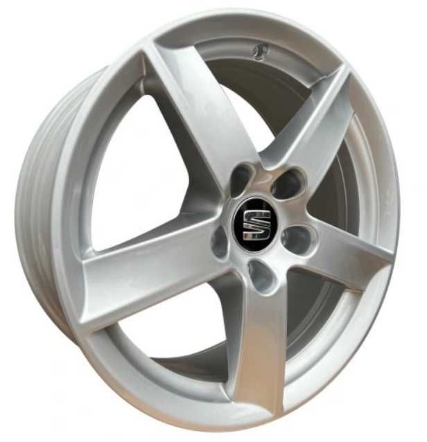 Set 4 Embleme Capace Roti Sigle Jante Seat 56mm, Negru, 5F0601171