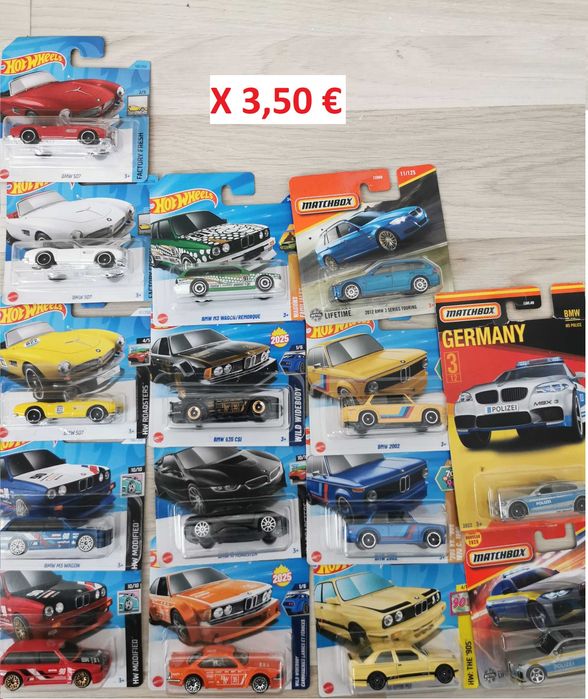 Hot Wheels BMW, Mercedes