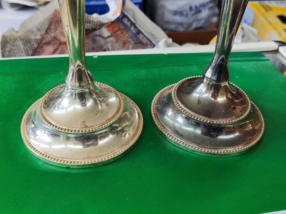 Метален свещник два броя