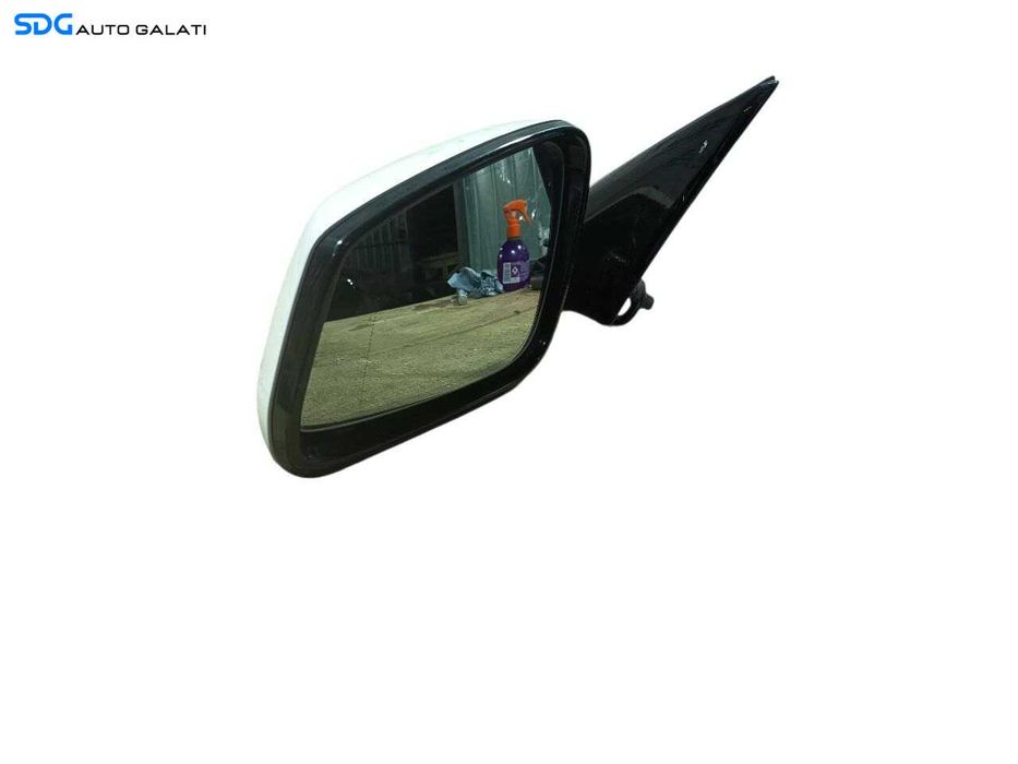 Oglinda Electrica Stanga cu Pliere Rabatare BMW Seria 5 F10 2009 - 2014 Culoare 300 Alpinweiss [C5266]