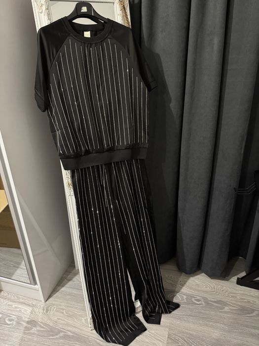 Дамски черни компректи 2 бр с/м