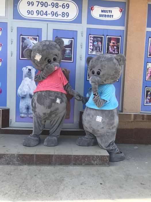 Ayiqlar SOTILADI Изготовление надувных  костюмов в ташкенте