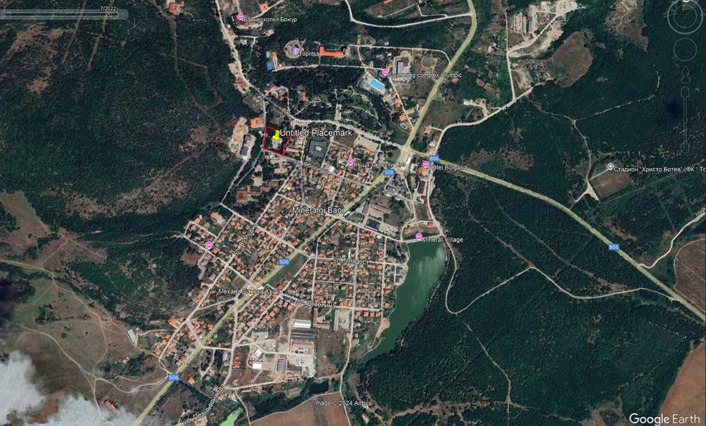 Продава се Парцел в с. Минерални бани, Област Хасково - 7146 кв.м за 1 €/кв.м - Снимка #1