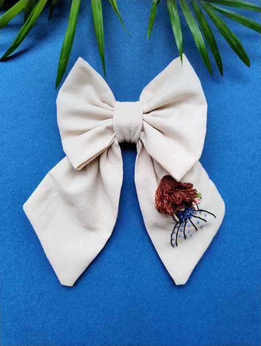 Подарък за шаферка панделка за коса