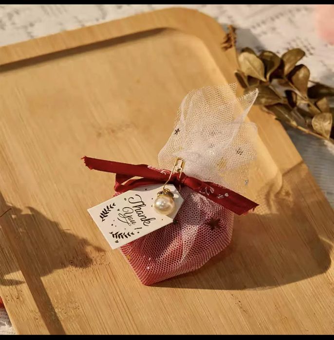 Бонбоньерки “Сердечки с Жемчугом”